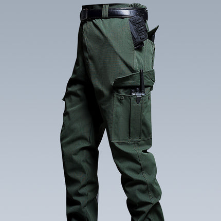 Durable Multi-Pocket Loose-Fit Tactical Utility Work Pants