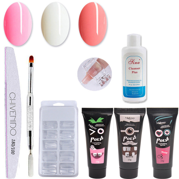 Nail Art Solid Extension Glue Set for Strong Nail Extensions