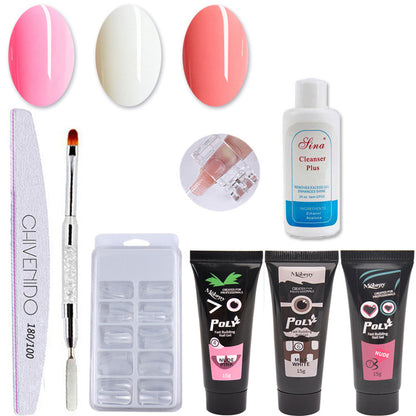 Nail Art Solid Extension Glue Set for Strong Nail Extensions