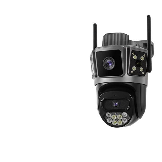 Home Wireless Surveillance Camera Three-Screen Monitoring