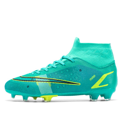 Buy Football Boots Men's High Top AG Spike Turf Shoes for Play