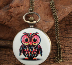 White Background Color Owl