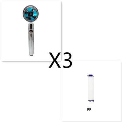 Buy Shower Head Water Saving – 360° Rotating ABS Rain Nozzle