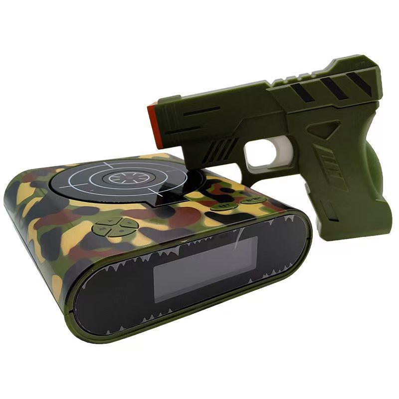 Multifunction Shooting Alarm Clock with Digital Display