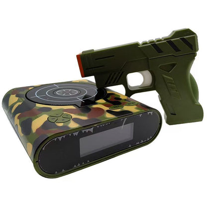Multifunction Shooting Alarm Clock with Digital Display