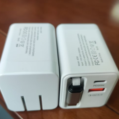 65W GaN Fast Charger with Dual USB Ports