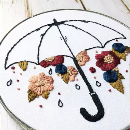 Handmade Embroidery Material Package – Full DIY Craft Kit