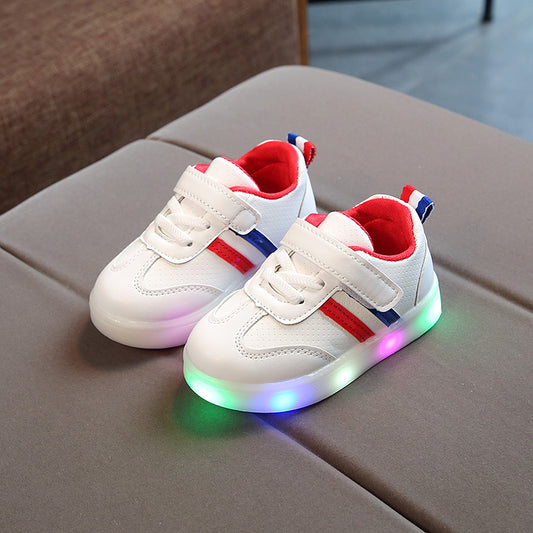 Buy Kimmy White LED Sneakers – Stylish Light-Up Shoes for Kids