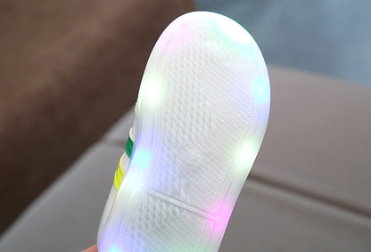 Buy Kimmy White LED Sneakers – Stylish Light-Up Shoes for Kids