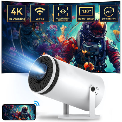 Portable Mini 4K HD Projector Bluetooth Home Theater Y5S
