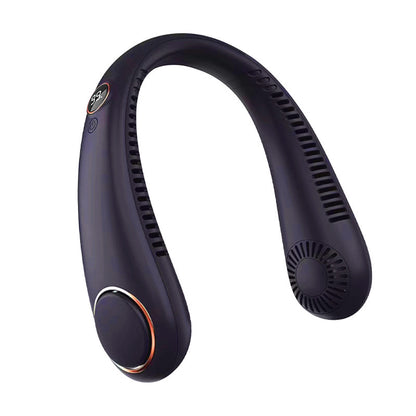Portable USB Neck Hanging Fan with Rechargeable Cooling Power