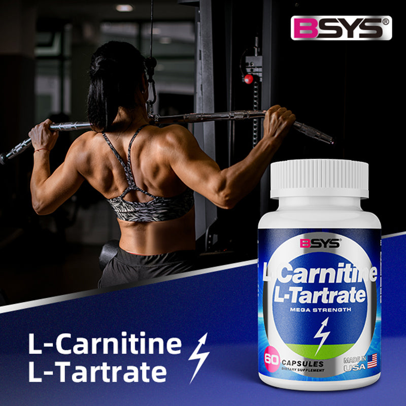 BSYS L-Carnitine L-Tartrate 60's for Exercise and Vitality