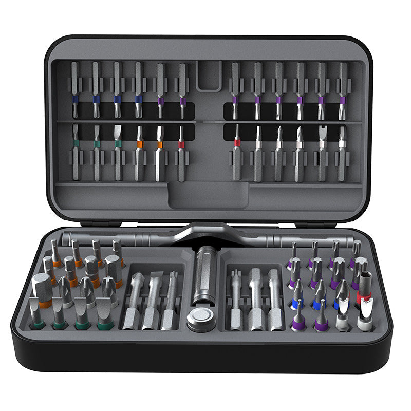 66-in-1 Ratchet Screwdriver Set with S2 Steel Bits