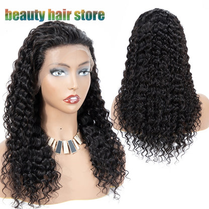 Brazilian Curly Lace Front Human Hair Wigs Natural Style