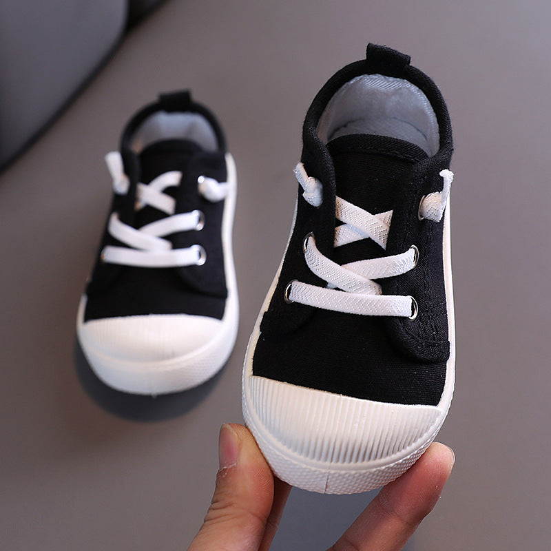 Kids Soft-Soled Canvas Indoor Shoes