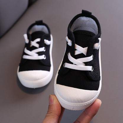 Kids Soft-Soled Canvas Indoor Shoes