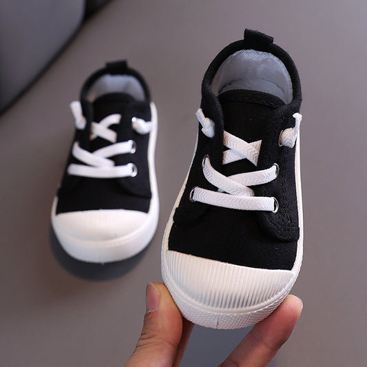 Kids Soft-Soled Canvas Indoor Shoes