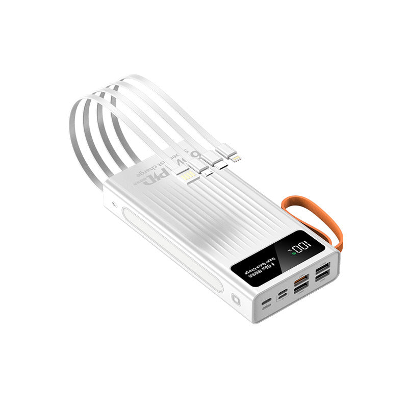 66W fast charging portable battery