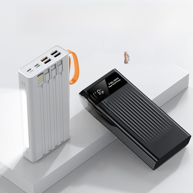 66W fast charging portable battery