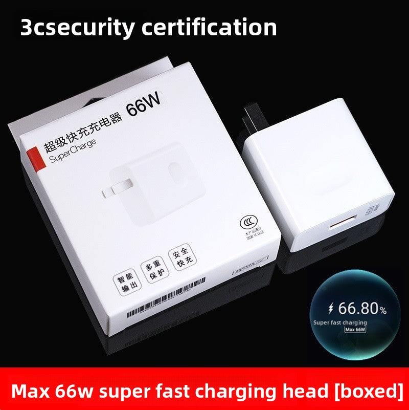66W Super Fast USB Charger with 6A Data Cable
