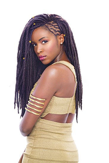 African Black Braided Wig – High-Quality Chemical Fiber Braids