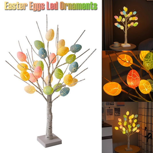 Easter Decoration 60cm Birch Tree LED Light for Spring Party