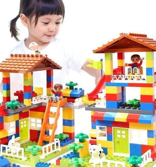 Kids Puzzle Building Blocks Assembly –  3D Construction Toy for Learning & Fun Play