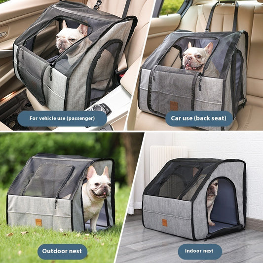 Buy Car Pet Mat with Foldable Waterproof Cage Thickened Dog Mat