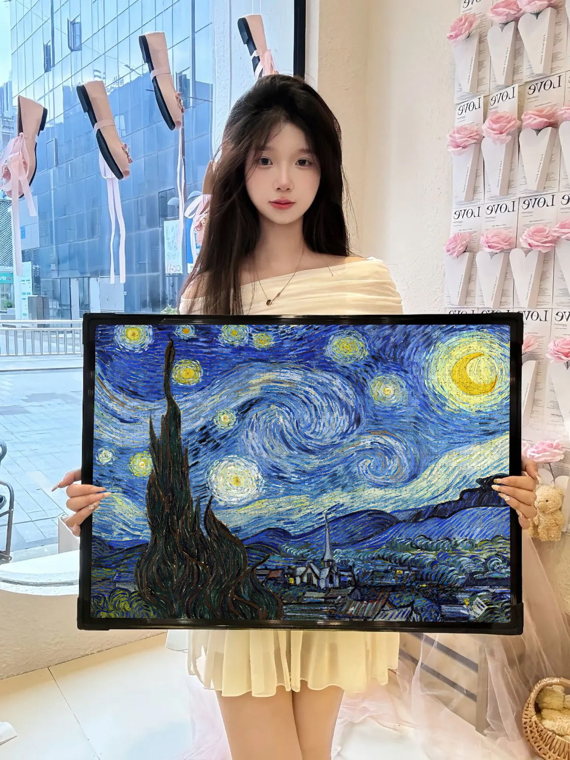 Van Gogh Starry Night Jigsaw Puzzle for Creative Play