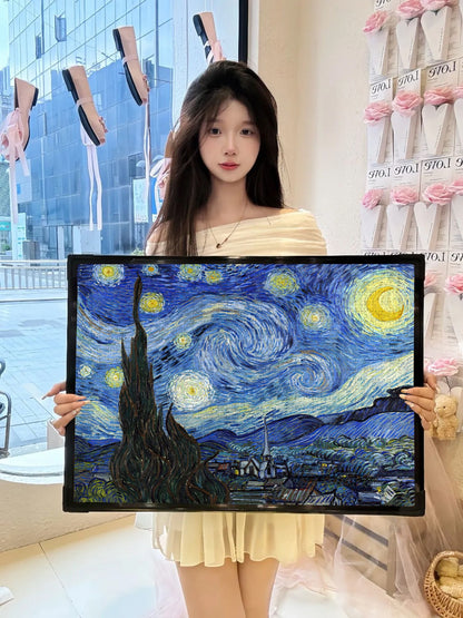 Van Gogh Starry Night Jigsaw Puzzle for Creative Play
