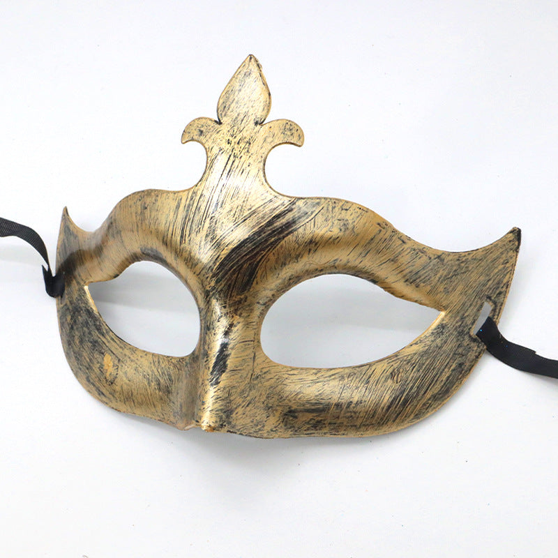 Halloween Ball Party Vintage Prince Flat Head Costume Mask