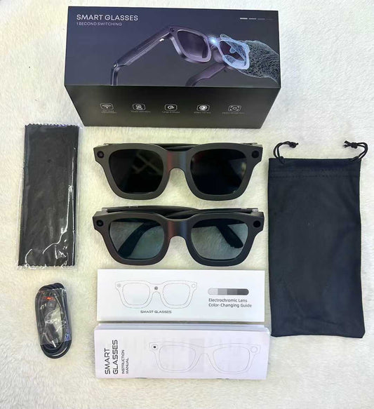 E02C Smart Glasses for Video Recording and Smart Viewing