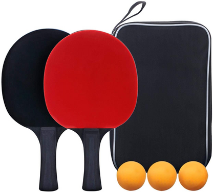 Table Tennis Racket Set with Net Stand for Family Fun Play