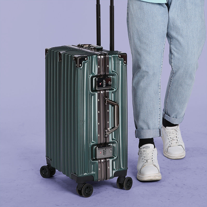 24 Inch Aluminum Frame Trolley Case Large Capacity Bag