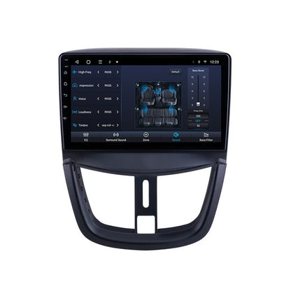 Large Screen Android Unit for Peugeot 207 Car Entertainment