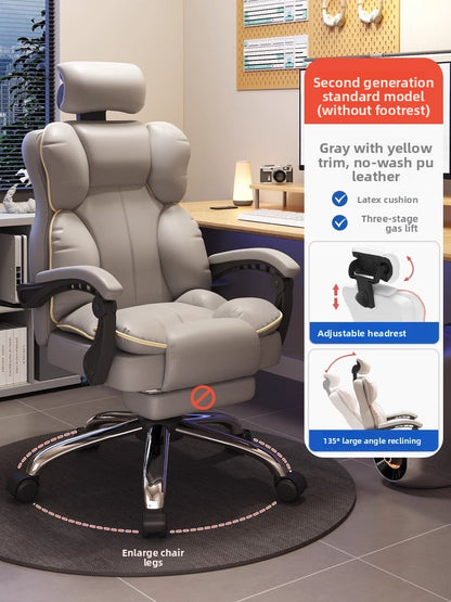 Adjustable Lumbar Support Ergonomic Office Chair for Comfort