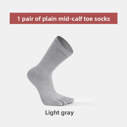 Women's Merino Wool Five-Toe Sports Socks Warm Daily Wear