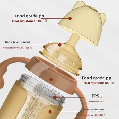 Soft Silicone Baby Feeding Bottle for Safe Daily Feeding