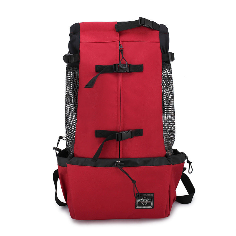 Buy Dog Carrier Backpack With Breathable Mesh and Safety Strap