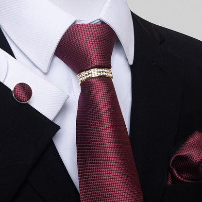 Multi Colored Striped Floral Mens Tie for Formal Party Wear