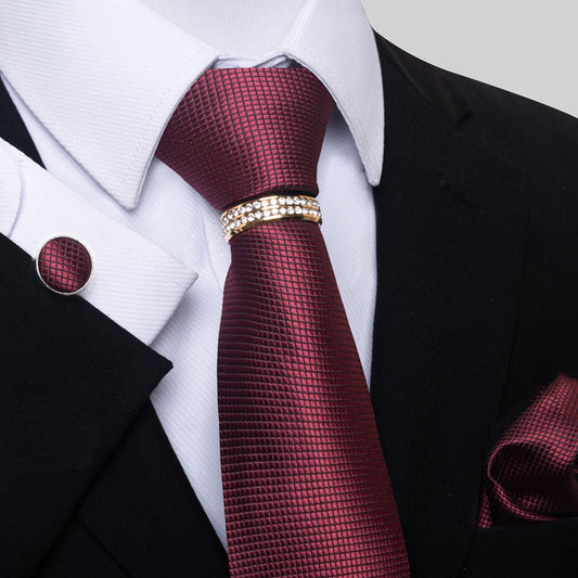 Multi Colored Striped Floral Mens Tie for Formal Party Wear