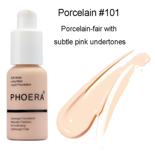 Oil Control Matte Concealer Foundation Cream – Natural Look