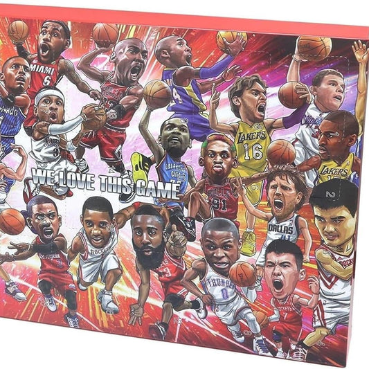 Basketball Advent Calendar with Collectible Blind Box Gifts