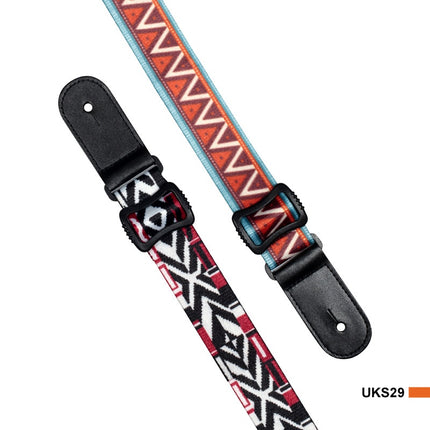 Thermal Transfer Printing Ukulele Color Small Guitar Strap