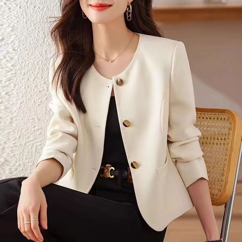 Buy Trendy Women’s Crew Neck Casual Cropped Jacket for Daily Wear