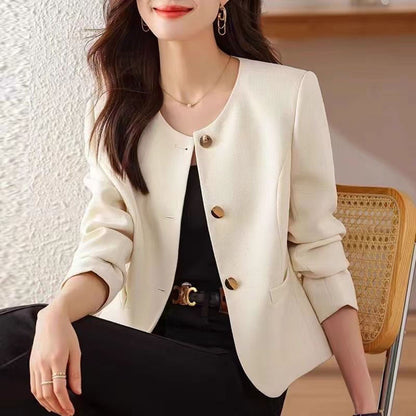 Buy Trendy Women’s Crew Neck Casual Cropped Jacket for Daily Wear