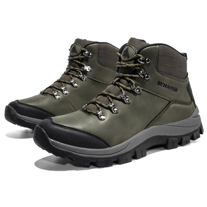 Buy Outdoor Waterproof Non-Slip Hiking Shoes Durable High-Top