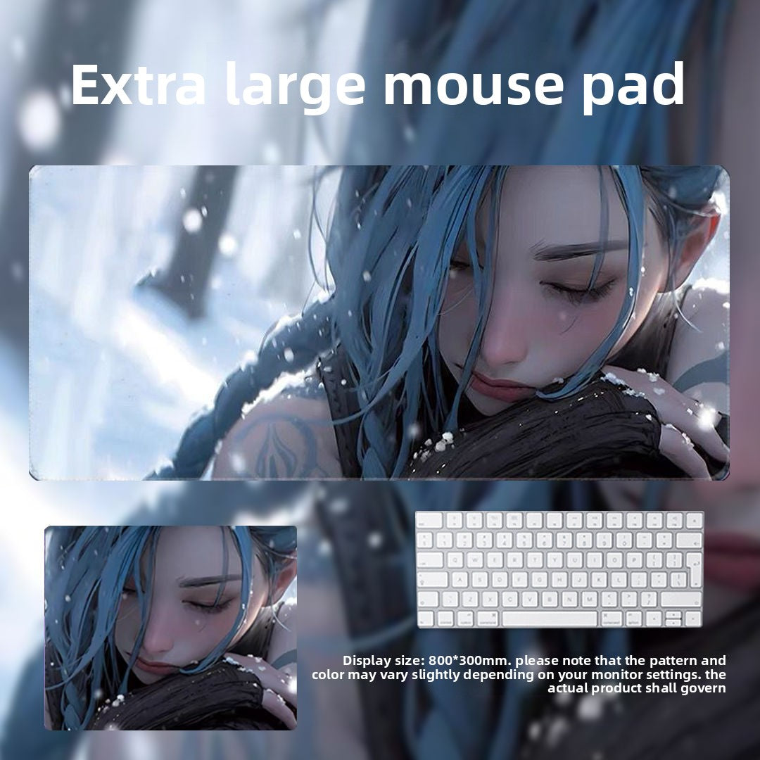 Anime Design Large Mouse Pad for Gaming and Office Desk Setup