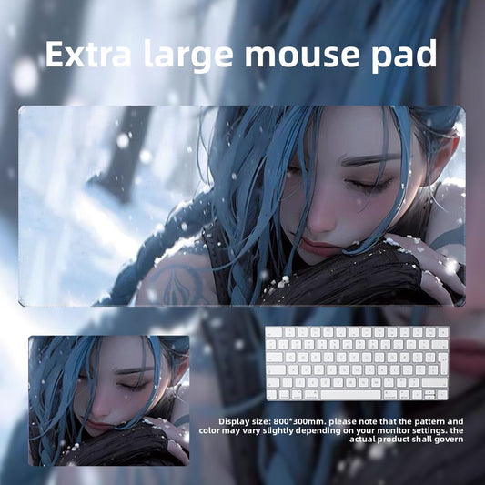 Anime Design Large Mouse Pad for Gaming and Office Desk Setup