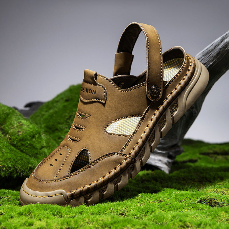 Buy New Plus Size Closed Toe Sandals For Men Comfortable Fit